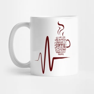 Heartbeat coffee. Mug